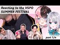 Hinano and Sumire react to the bois [VSpo] ENG SUB