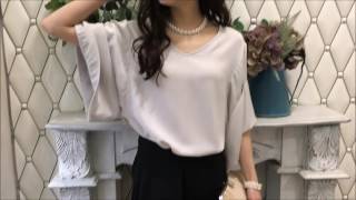 30代向けゆったりビッグ袖パンツドレスの動画！結婚式ワンピースならPourVous