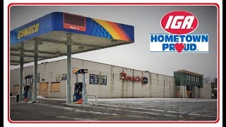 STOCKED Abandoned Grocery Store \u0026 Sunoco Gas Station - Exploring with WallieB26