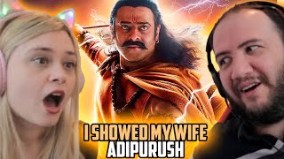 I SHOWED MY WIFE Adipurush Official Trailer | Hindi | Prabhas, Saif Ali Khan,  Kriti Sanon, Om Raut