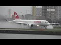 reverse thrust amazing on wet runway