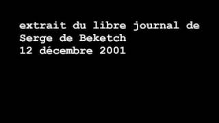 Serge de Beketch sur le téléthon