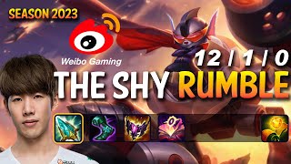 WBG The Shy RUMBLE vs AATROX Top - Patch 13.16 KR Ranked