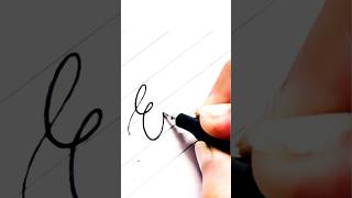 "Eva" in cursive writing #shorts #youtubeshorts #calligraphy #cursive #handwriting