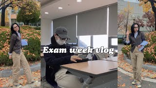 EXAM WEEK VLOG| Thi giữa kì tại Hàn, đưa mèo đi triệt sản, cuộc sống thường ngày of dhs tại 🇰🇷