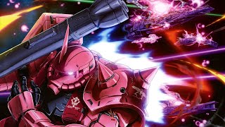 Zeon Zaku's Battling The Federation Warships.