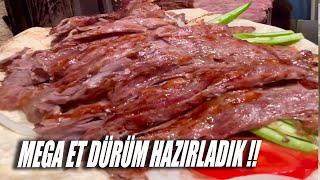 Mega Et Dürüm Döner Hazırladık !!