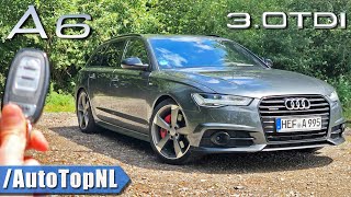 Audi A6 C7 Competition 3.0 BiTDI REVIEW on AUTOBAHN [NO SPEED LIMIT] by AutoTopNL