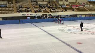 2021年西日本ショートトラックスピードスケート選手権大会 女子1000m A決勝