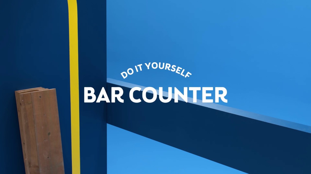 Diy Bar Counter Youtube