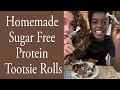 Homemade Sugar Free Protein Tootsie Rolls