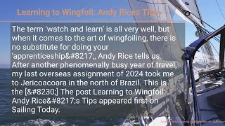 Sailing Today (Thu, 16 Jan 2025 16:12)