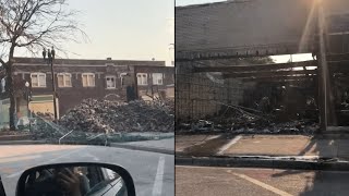 Kenosha resident drives through the aftermath of the riots
