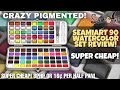 SUPER CHEAP SeamiArt 90 Watercolors Set Review | Earl's Art | Re-upload