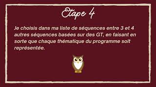 5 étapes pour bâtir une programmation annuelle