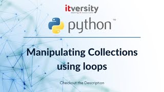 Mastering Python - Manipulating Collections using loops - 08 Quick Recap of Dict Operations