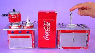 Make an Amazing Mini Kitchen recycling Soda Cans