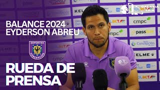 Aiderson Abreu Director deportivo de Deportes Concepción balance 2024/2025 | Rueda de prensa