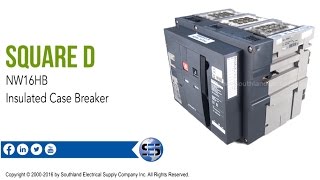 Schneider Electric, Square D, NW16HB, 1600 Amp, 600 Volt, UL, Insulated Case Circuit Breaker