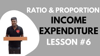 Ratio and Proportion | Lesson-6(Income & Expenditure) | Quantitative Aptitude