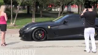 ИНСТА ШКУРА ПОВЕЛАСЬ НА FERRARI 599 GTO И БЫЛА НАКАЗАНА