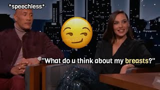 Gal Gadot flirting with everyone for 8 minutes