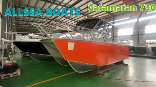 Allsea Boats Catamaran Yacht 730 for Leisure Vacation