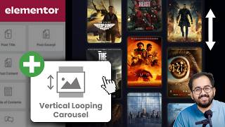 Elementor GSAP - Vertical Image Carousel