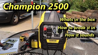 Champion 2500 watt Inverter Generator - A detailed look