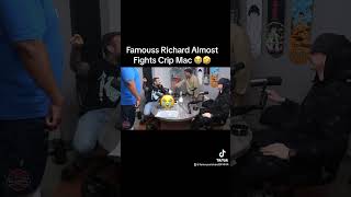 Famouss Richard almost fights Crip Mac 😭🤣 #viral #trending #reels #fyp