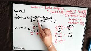 Trigonometría: Fórmula para la suma y resta de ángulos.