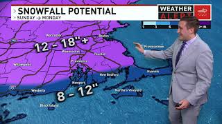 Major winter storm set to impact Southern New England after a bitter cold start to the weekend
