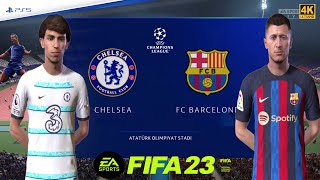 FIFA 23 PS5 - Chelsea vs Barcelona - UEFA Champions League Final | PS5™ Gameplay [4K60]