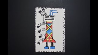 Let's Draw a Southwest Doll-Native American Heritage!