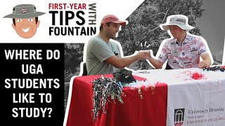 Where Do UGA Students Like to Study? | First-Year Tips with Fountain