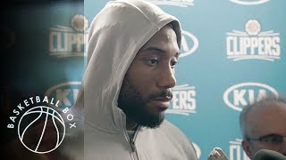 [NBA] Kawhi Leonard Post-Game Media Interview, LAC vs DAL, November 26, 2019