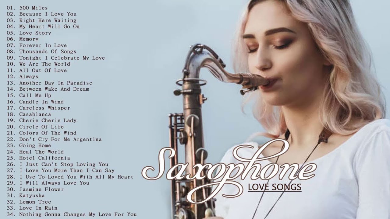 Greatest 200 Romantic Saxophone Love Songs - Best Relaxing Saxophone ...