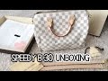 Louis Vuitton Speedy Bandouliere 30 Damier Azur Unboxing