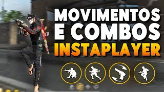 COMO SE MOVIMENTAR IGUAL INSTAPLAYER! TRUQUES E COMBOS AVANÇADOS! FREE FIRE DICAS