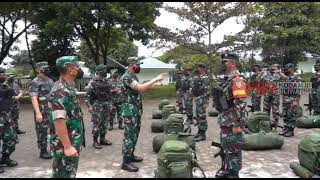 Pemeriksaan Kesiapan Satgas Yonif Raider 301/PKS di Papua