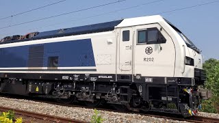 8705次台鐵R200型柴電機車通過(R202單機)