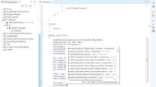 how to create text-field in java swing using eclipse