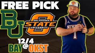 Oklahoma State vs Baylor | Free Big 12 Championship College Football Picks | NCAAF Bets | Kyle Kirms