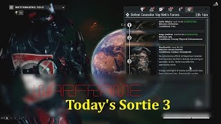 【Warframe】ソロ抹殺：エクシマスの要塞：地球：Councilor Vay Hek：Loki【今日のソーティ3】