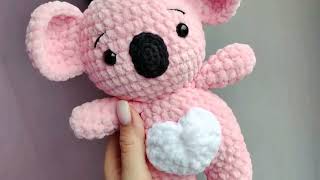 Sweet amigurumi koala | Free crochet plush koala pattern