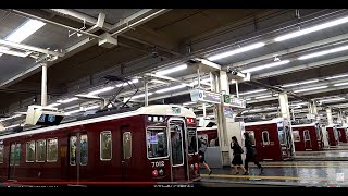 阪急電鉄/大阪梅田駅　夕方ラッシュ時間到着･発車の様子　Hankyu Railway / Osaka Umeda Station Arrival / departure【2160p60】