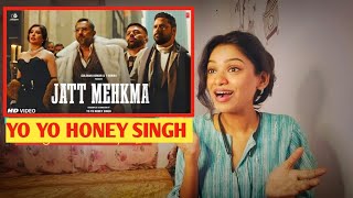 JATT MEHKMA - Yo Yo Honey Singh | GLORY ALBUM | Reaction Video | HipHop Vibes Jiya