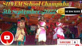 Kon Tina milela jivan rupi ful..5th September 2022 at Champaba school