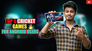 Top 5 #Best Cricket Games for Android users 2021🔥 | In Telugu #Mominkhan