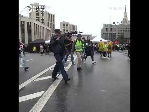 Как полиция захватила дрон в Москве